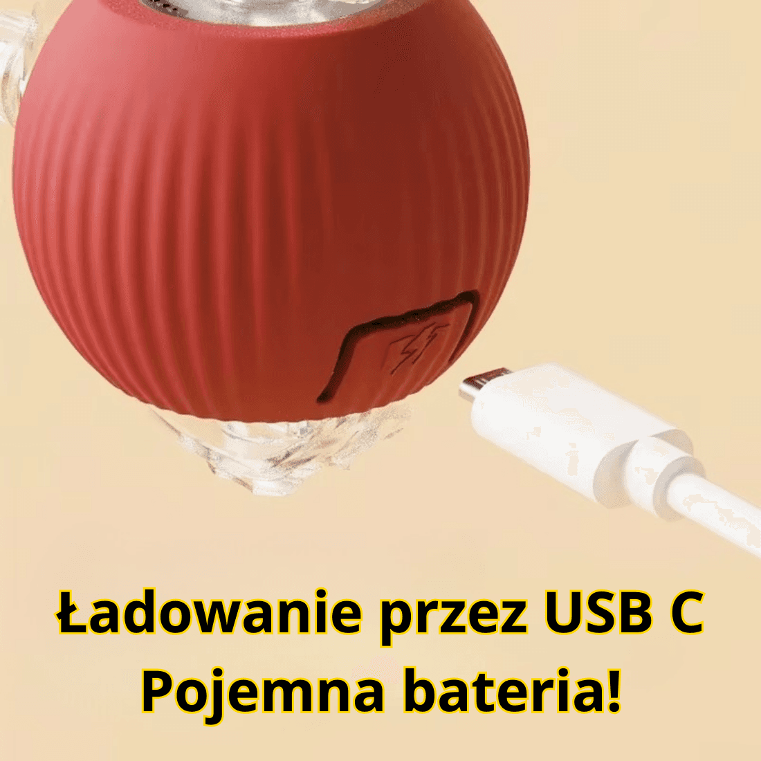 🐱 Interaktywna zabawka Kula Łapula dla kota – zabawa non-stop!
