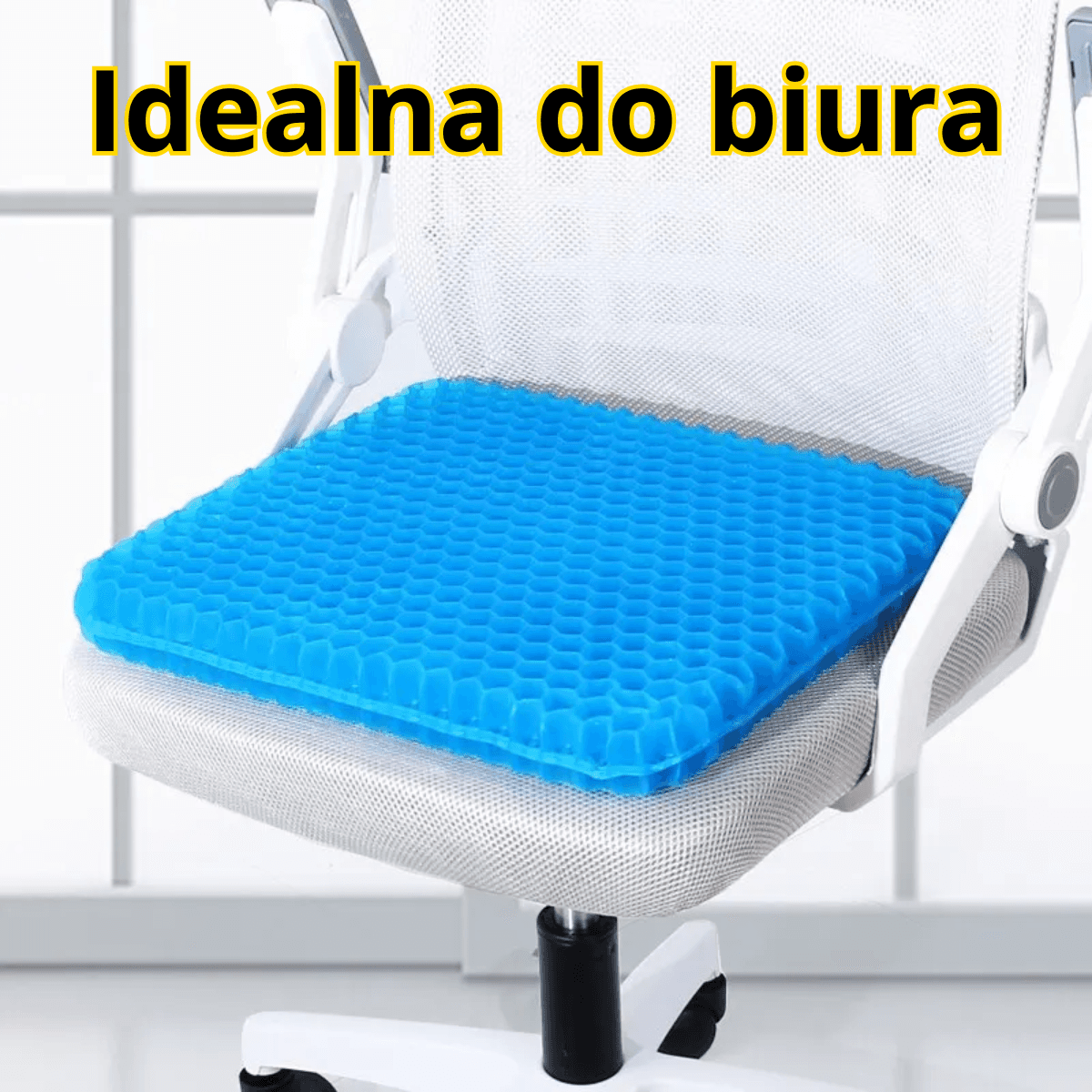 🪑 Poduszka żelowa SilkMat do siedzenia – Komfort, który czuć od razu! 🪑