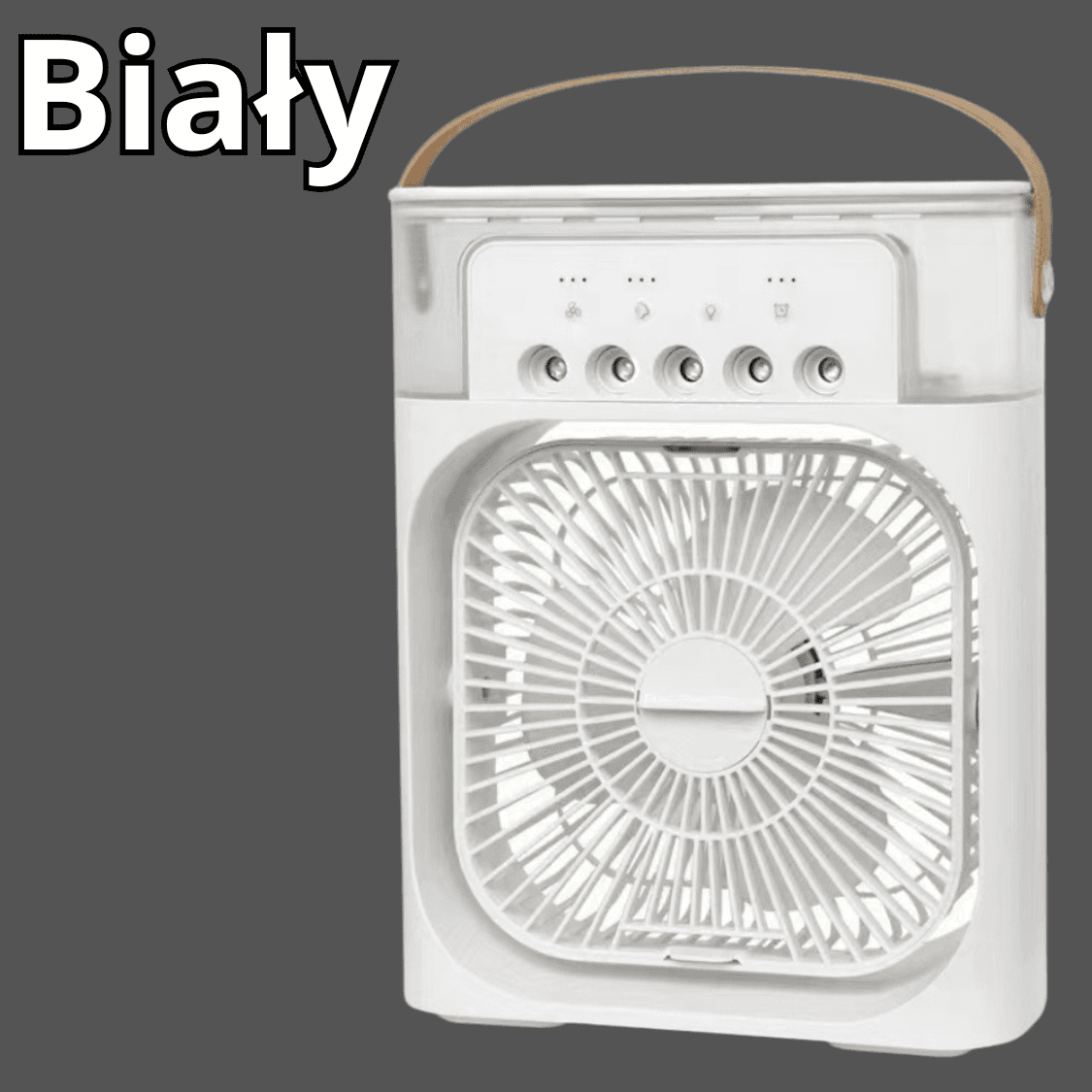 🌬️ Wiatrak Klimek 3w1 – Chłodzi, Nawilża i Świeci! 🌟