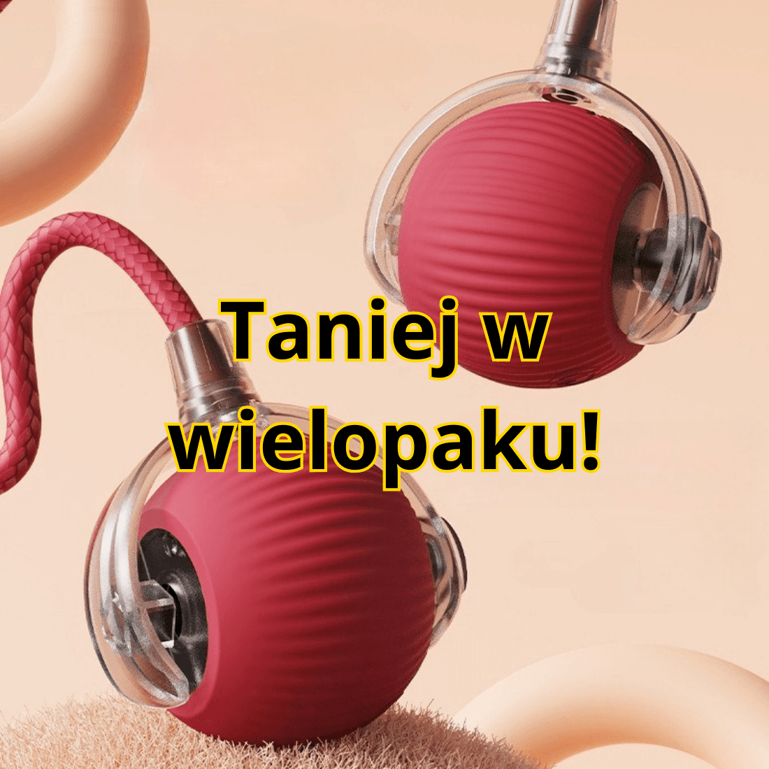 🐱 Interaktywna zabawka Kula Łapula dla kota – zabawa non-stop!