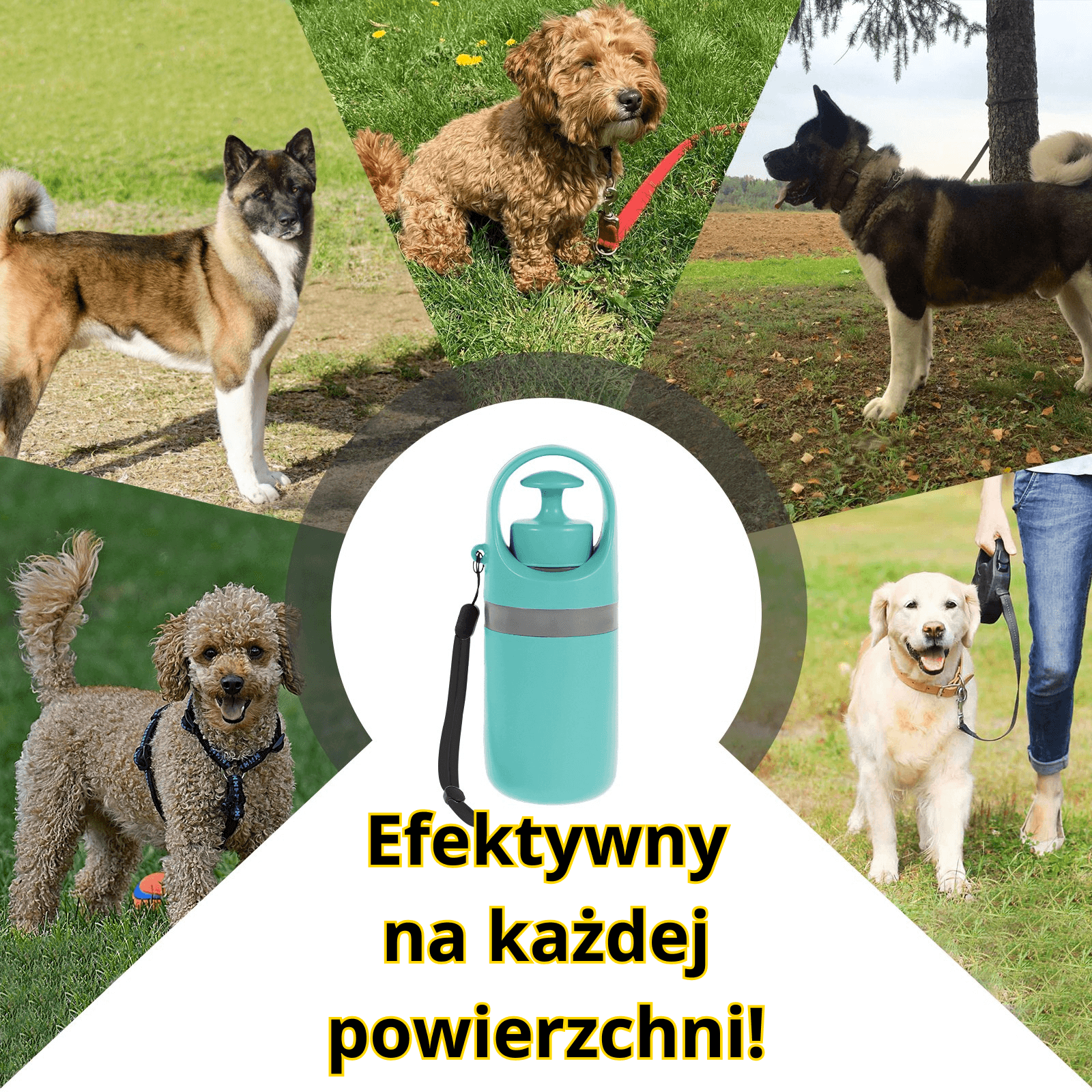 🐾 KupoŁapka - przenośny zbieracz psich odchodów – Czysto i łatwo! 🐾